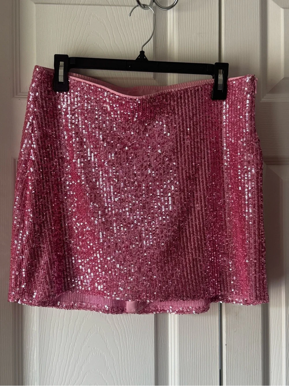 Show Me Your MuMu Pink Sequin Mini Skort